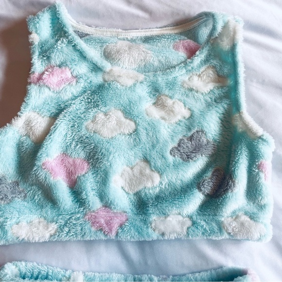 2pc set Flannel Short Tank Top Size 10 years old - Picture 4 of 9